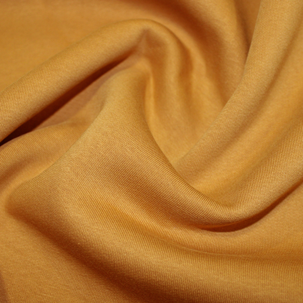 Gold Yellow Sweatshirting Fabric