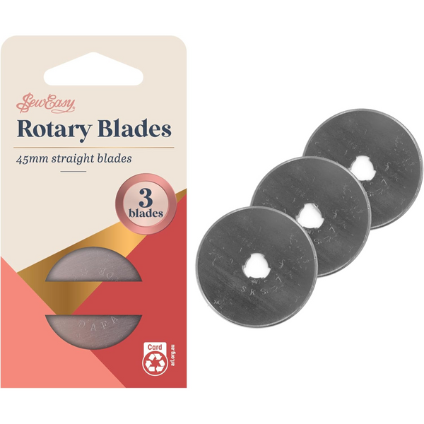 45mm Sew Easy Rotary Cutter Blades (3 Pack)