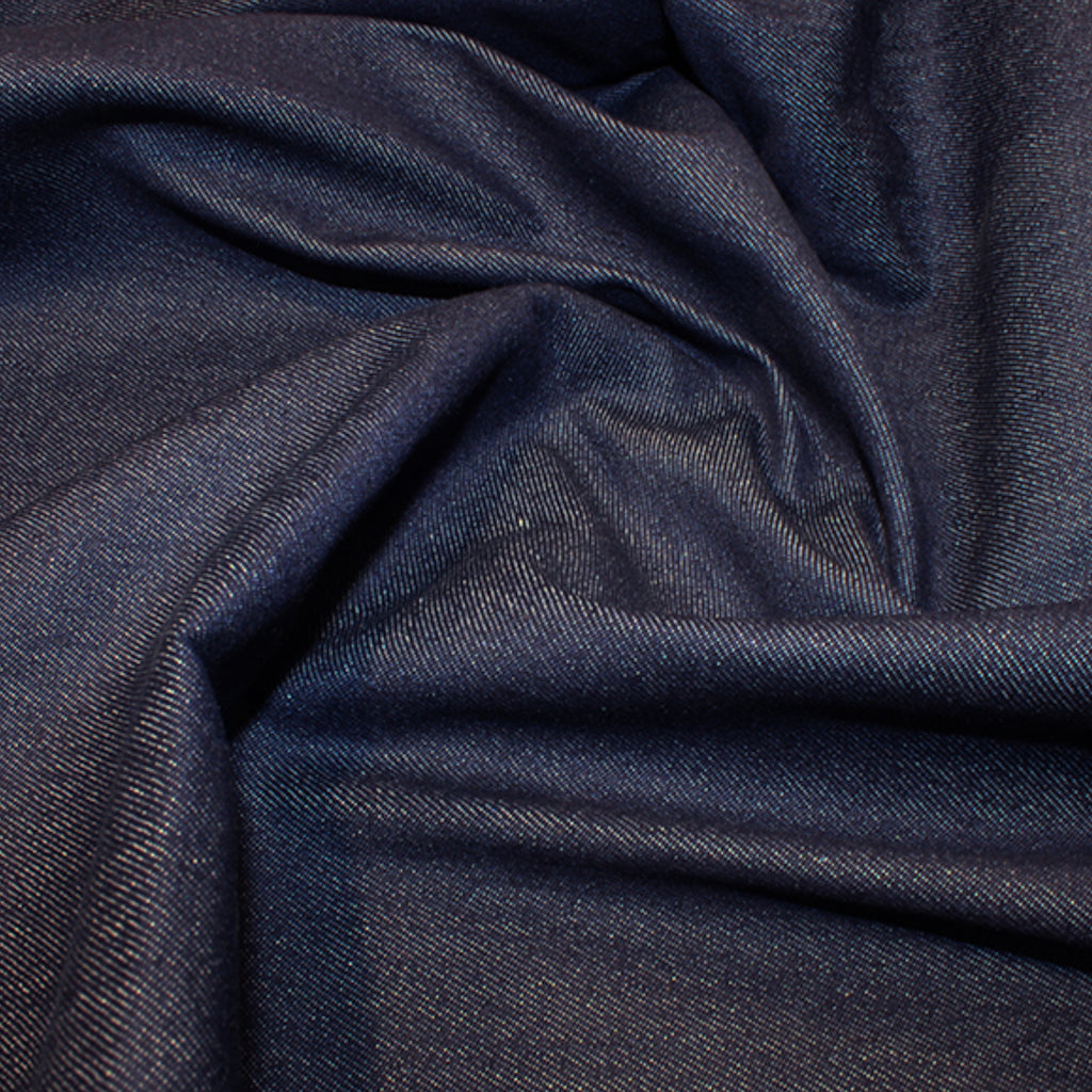 7.5oz Indigo Navy Blue Denim Fabric