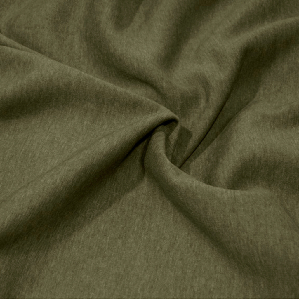 Olive Green Sweatshirting Fabric