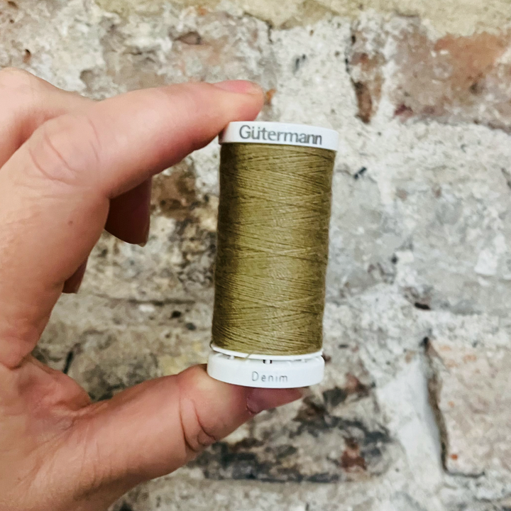 Beige Gutermann Denim Thread