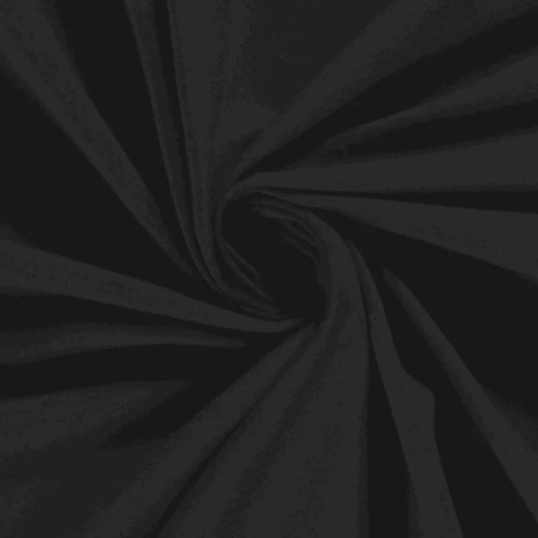 Black Cotton Jersey Fabric