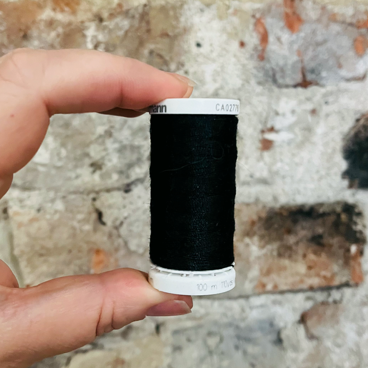 Black Gutermann Denim Thread