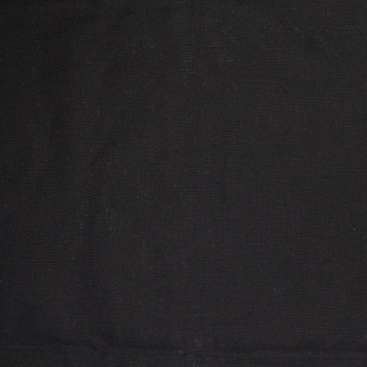 Black Linen Mix Fabric