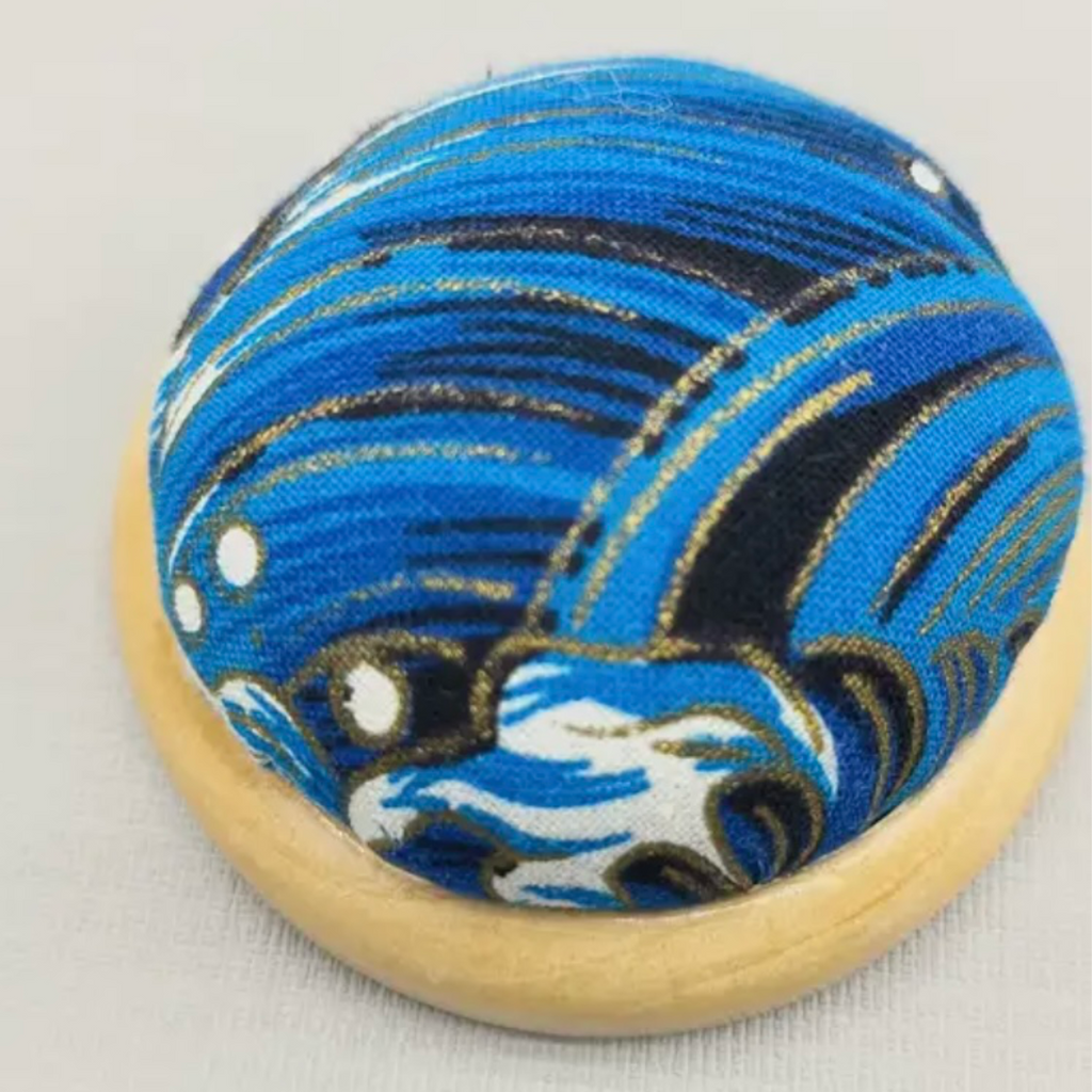 Blue Dragon Swirl Japanese Pin Cushion