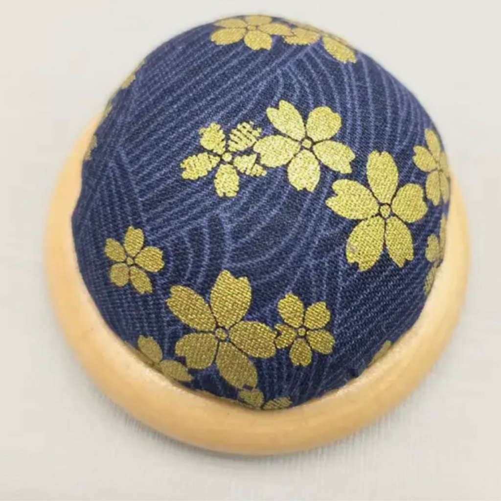 Blue Japanese Blossom Pin Cushion