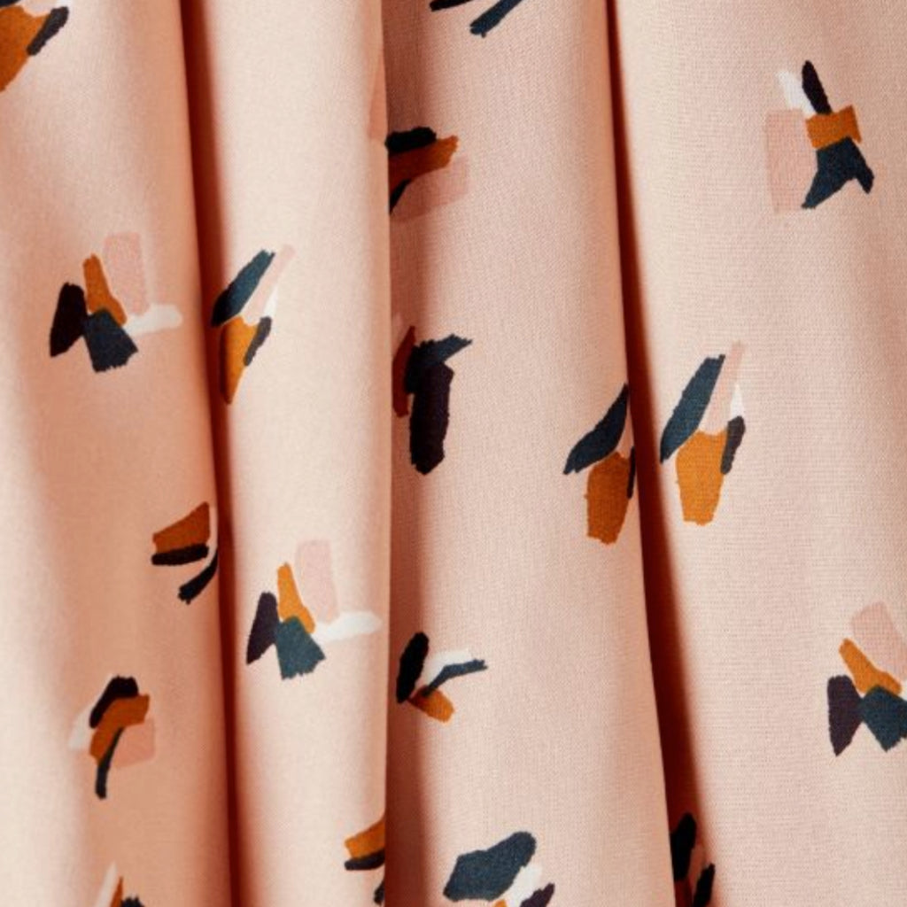 Blush Speck Viscose Fabric - Atelier Brunette