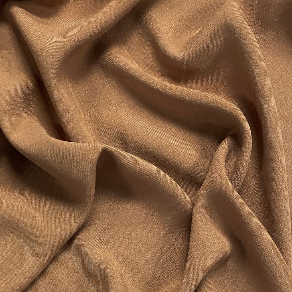 Brown Viscose Fabric