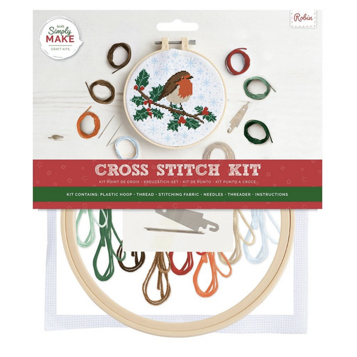 Christmas Robin Cross Stitch Kit