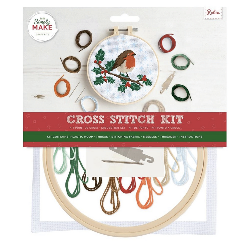 Christmas Robin Cross Stitch Kit