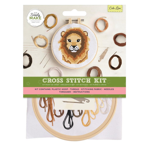 Cute Lion Cross Stitch Kit