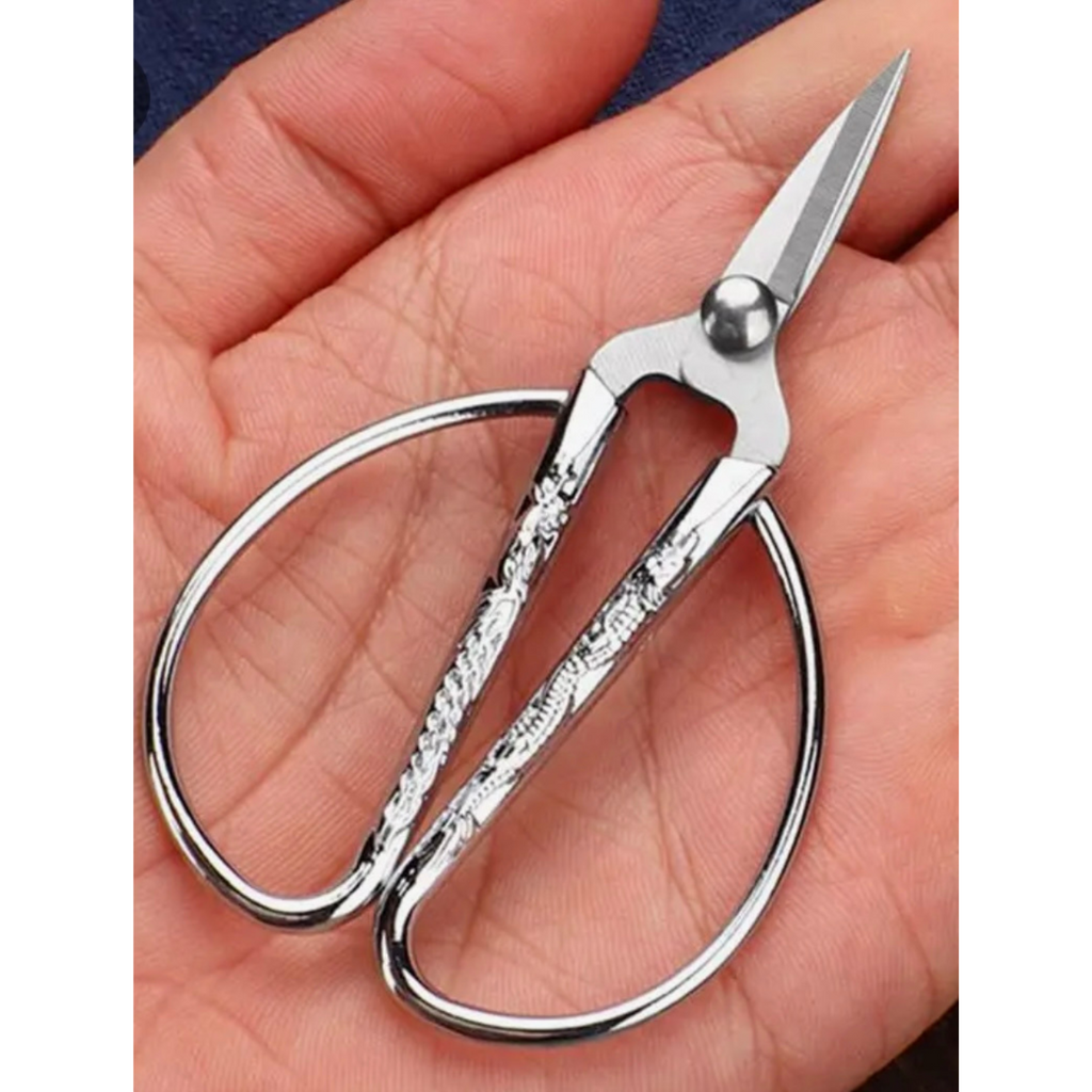 Small Round Silver Scissors