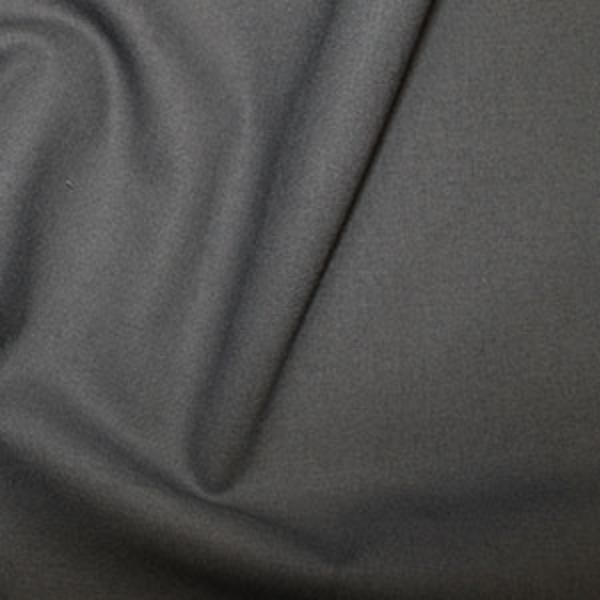 Dark Grey Plain Cotton Fabric