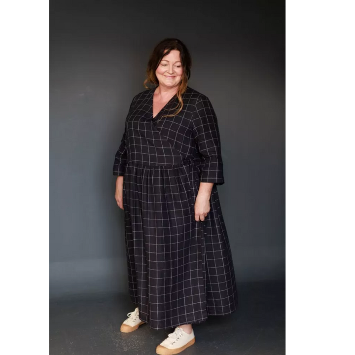 Etta Wrap Dress Long Sleeve