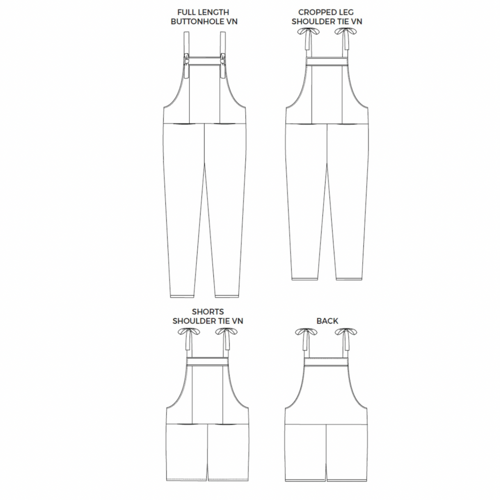 Dungarees Sewing Pattern