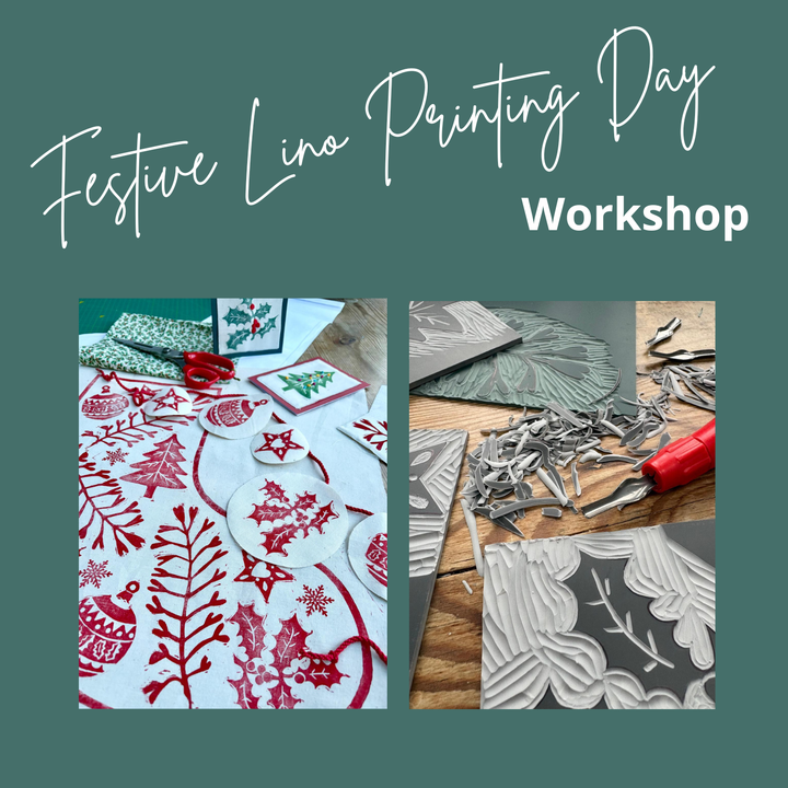 Festive Lino Printing Day Workshop