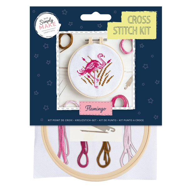 Flamingo Cross Stitch Kit