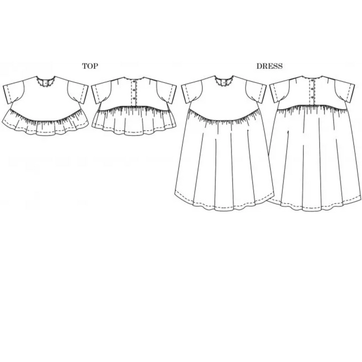 Florence Dress  & Top Pattern Image