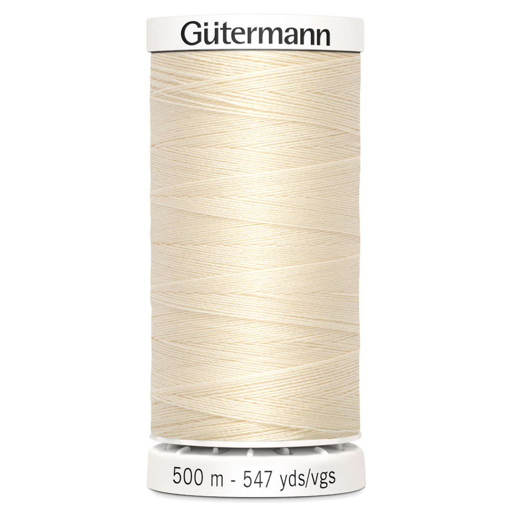 Gutermann Sew All Thread 500m 414 Ivory