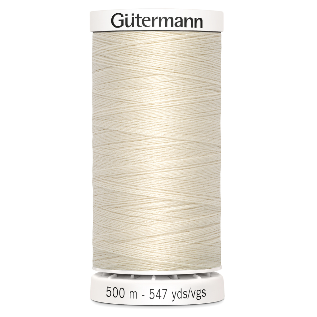 Gutermann Sew All Thread 500m 802 Eggshell