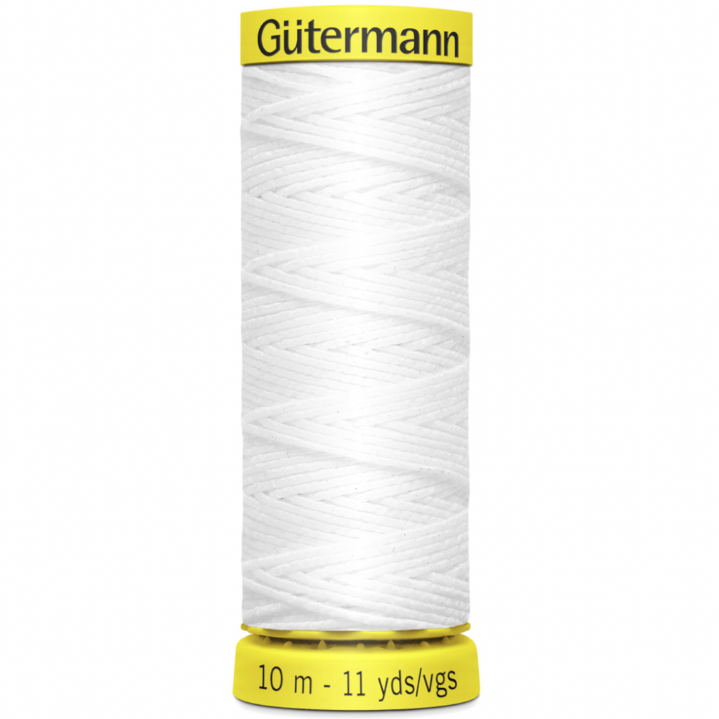 Gutermann White Shirring Elastic
