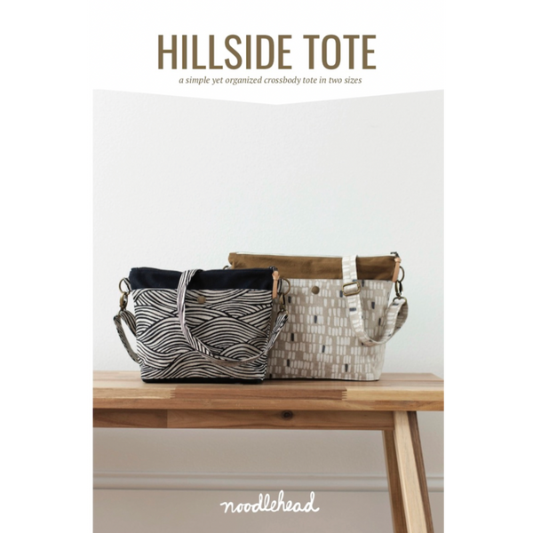Hillside Tote Bag Sewing Pattern - Noodlehead