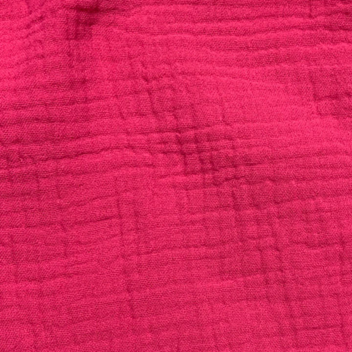 Hot Pink Double Gauze Fabric