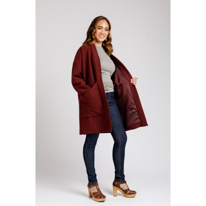 Hovea Jacket & Coat Sewing Pattern by Megan Nielsen