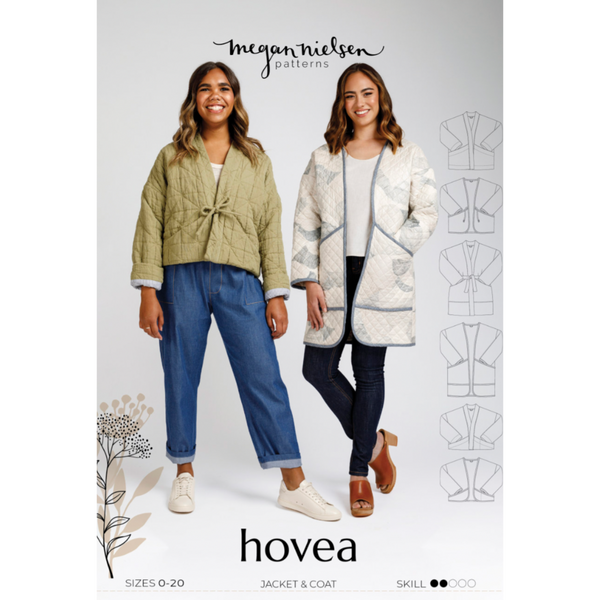Hovea Jacket & Coat Sewing Pattern - Megan Nielsen