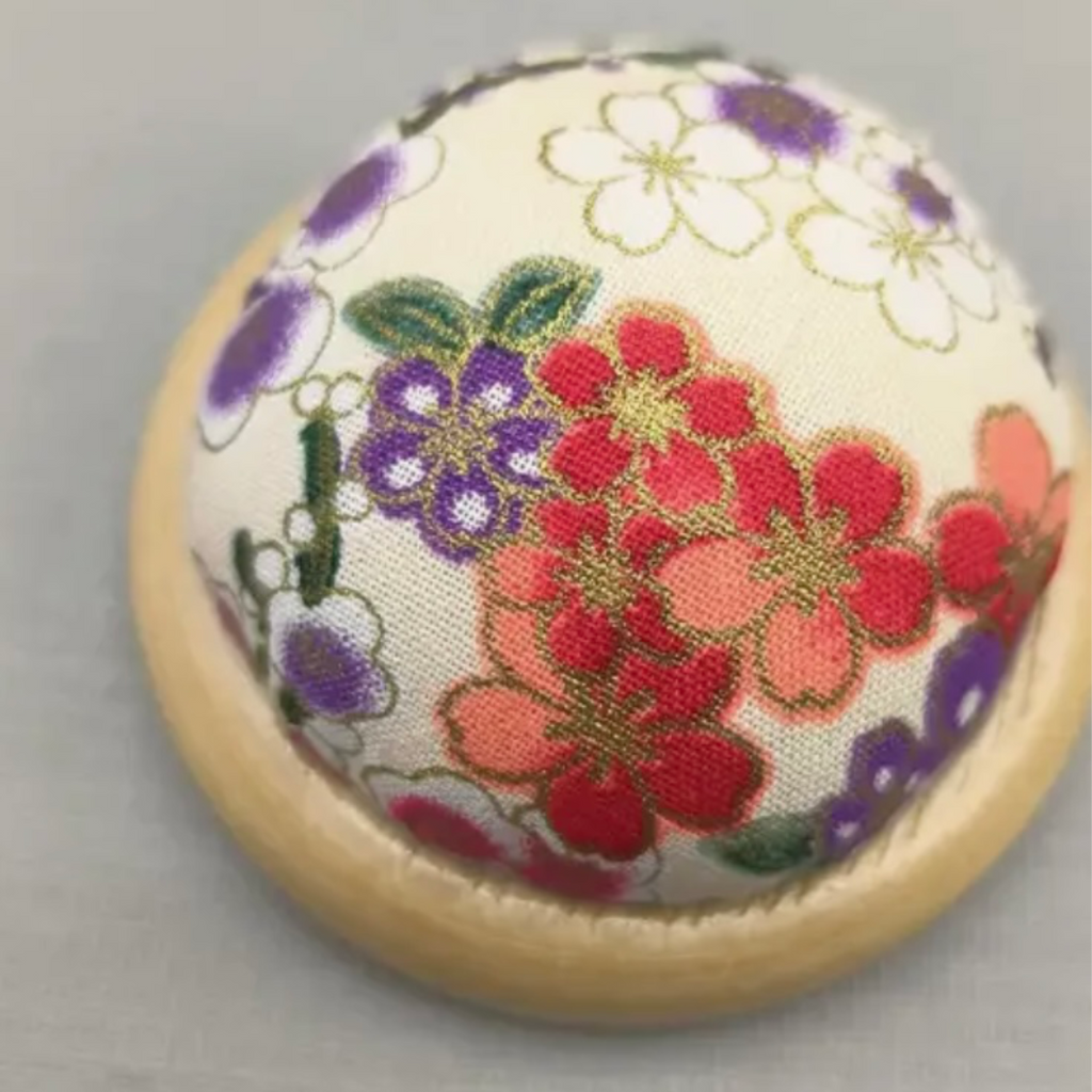 Ivory Japanese Blossom Pin Cushion