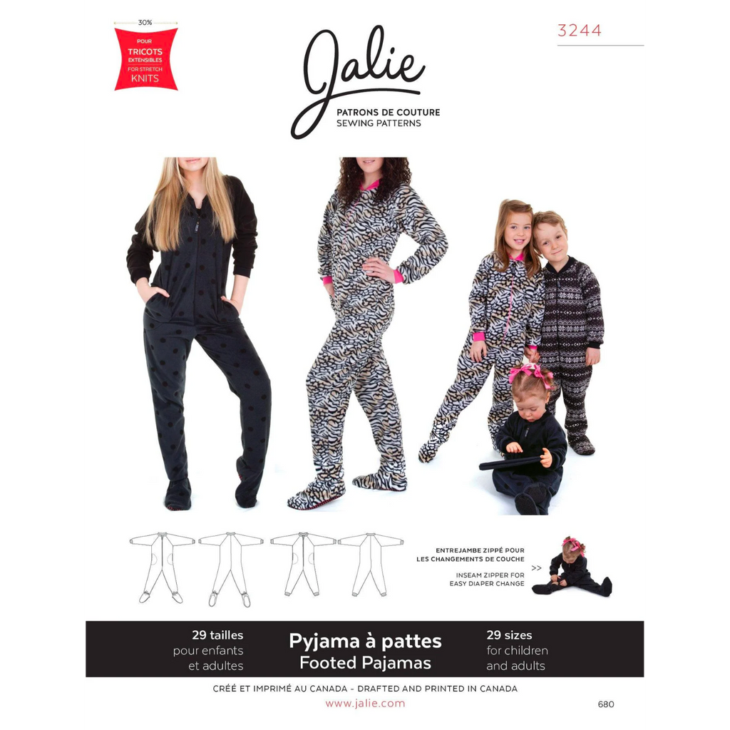 Adult and Child Onesie Sewing Pattern