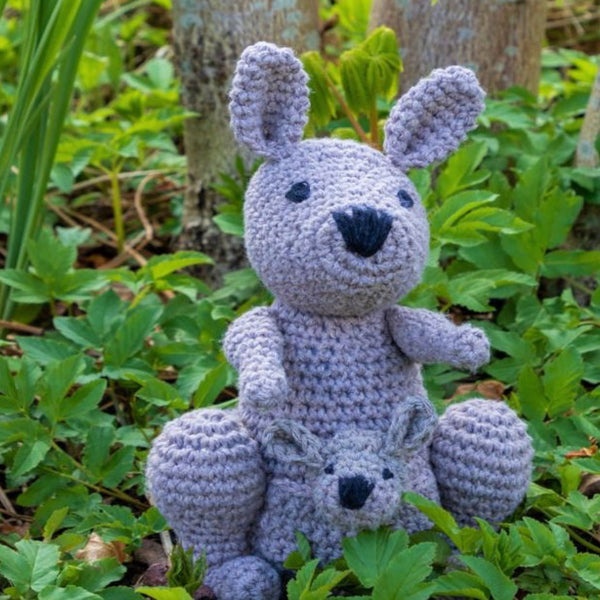 Kangaroo Crochet Kit - Hoooked Yarns