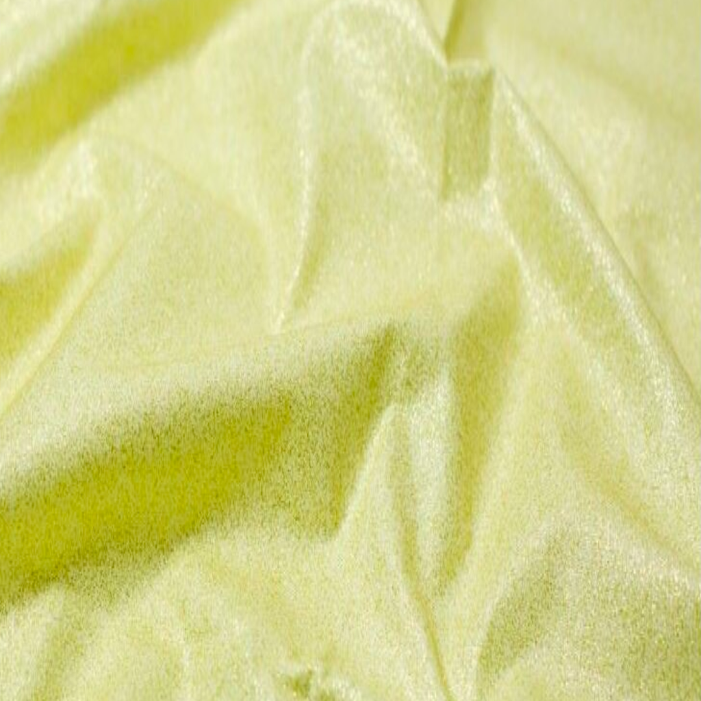 Lemon Glitter Cotton Fabric