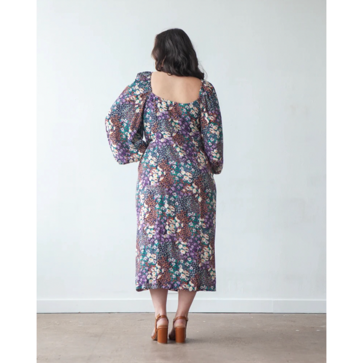 Lora Dress Sewing Pattern Size 14-32 - True Bias - back view
