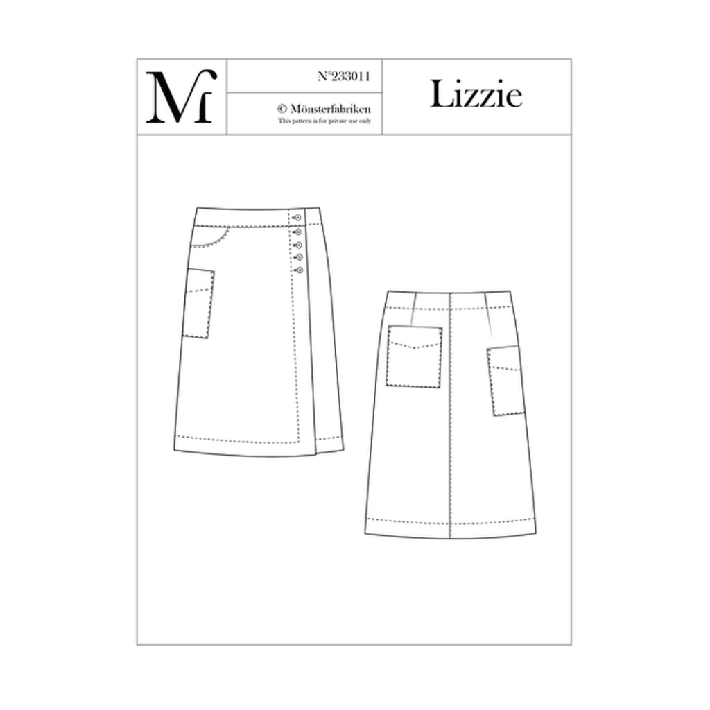 Lizzie Skirt Sewing Pattern - Monsterfabriken