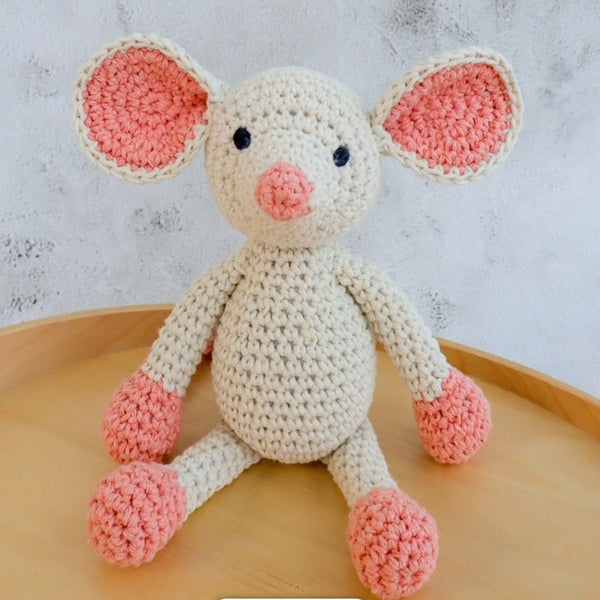 Mouse Crochet Kit - Hoooked Yarns