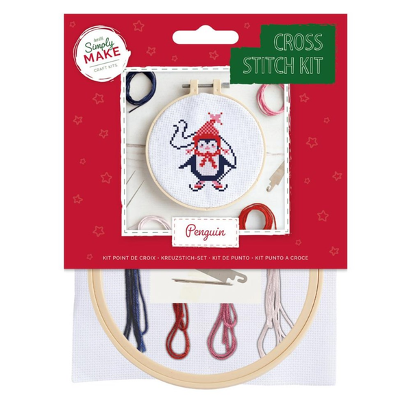 Penguin Cross Stitch Kit