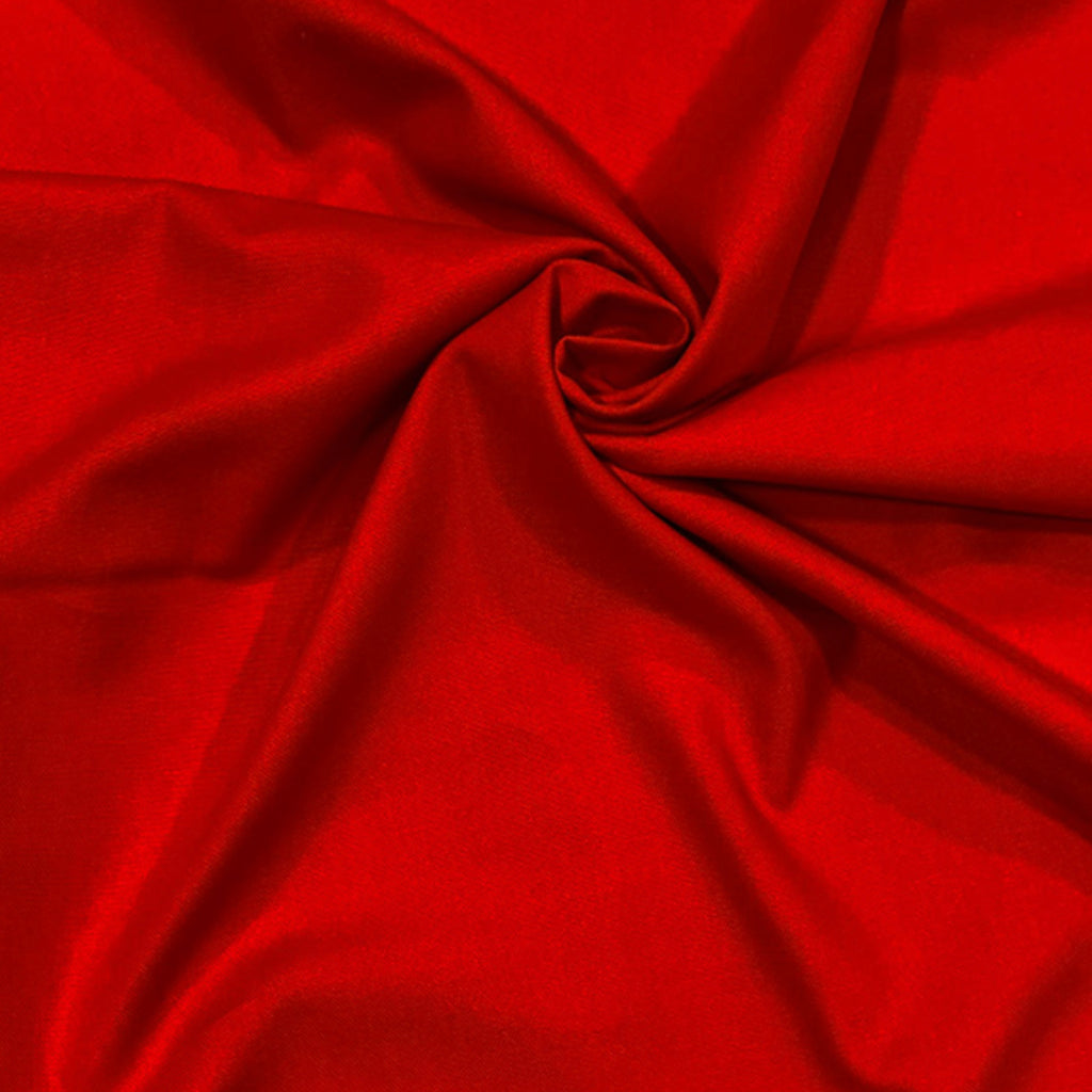 Poppy Red Plain Cotton Canvas Fabric