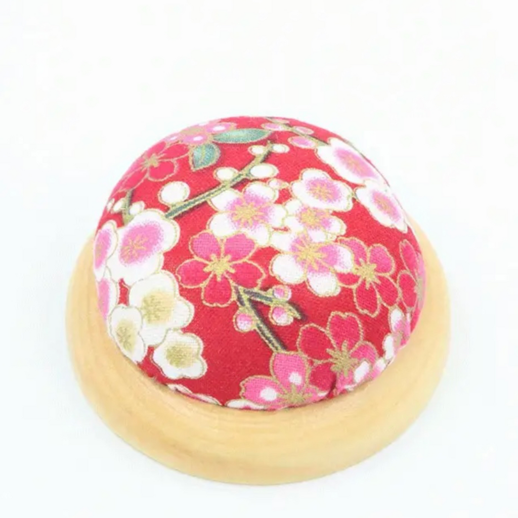 Red Japanese Blossom Pin Cushion