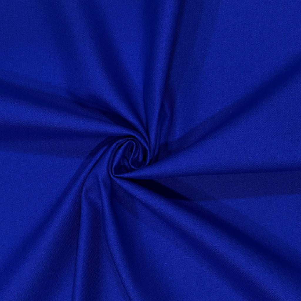 Royal Blue Plain Cotton Canvas Fabric