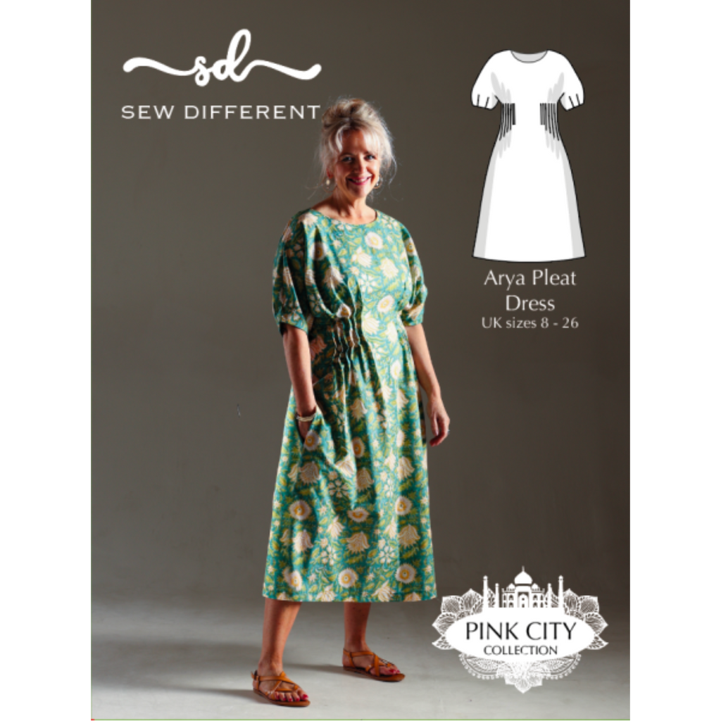 Arya Pleat Dress Sewing Pattern - Sew Different