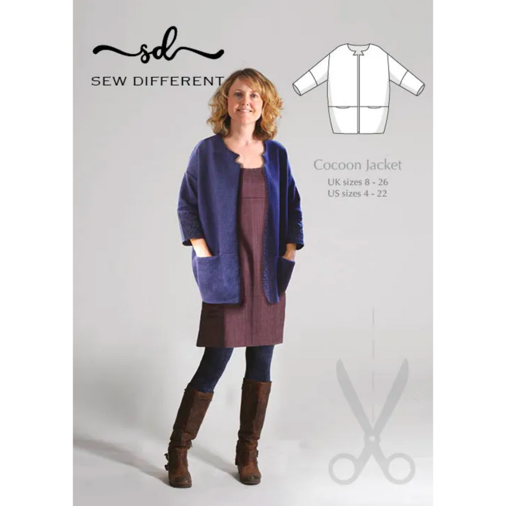 Cocoon Jacket Sewing Pattern - Sew Different