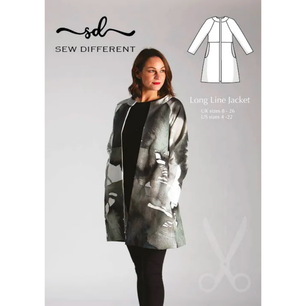 Longline Jacket Sewing Pattern - Sew Different