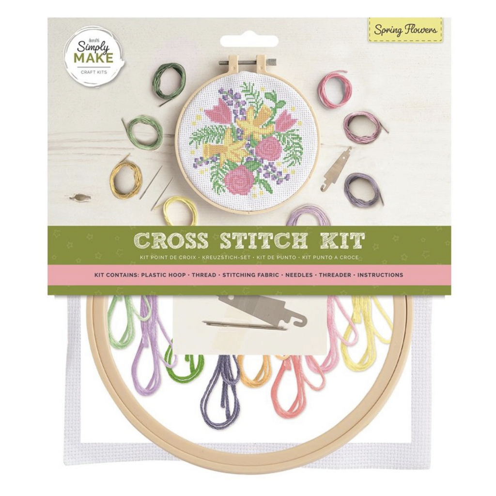 Spring Flowers Cross Stitch Kit
