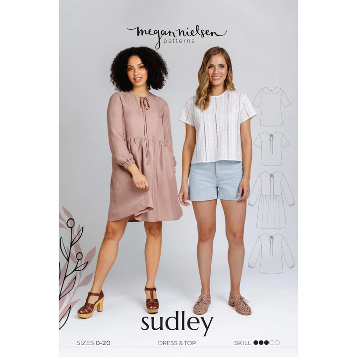 Sudley Blouse & Dress Sewing Pattern - Megan Nielsen