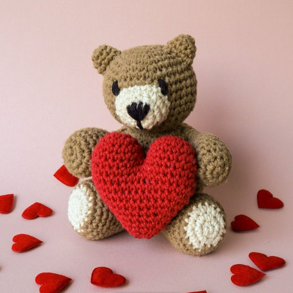 Teddy Bear Crochet Kit - Hoooked Yarns