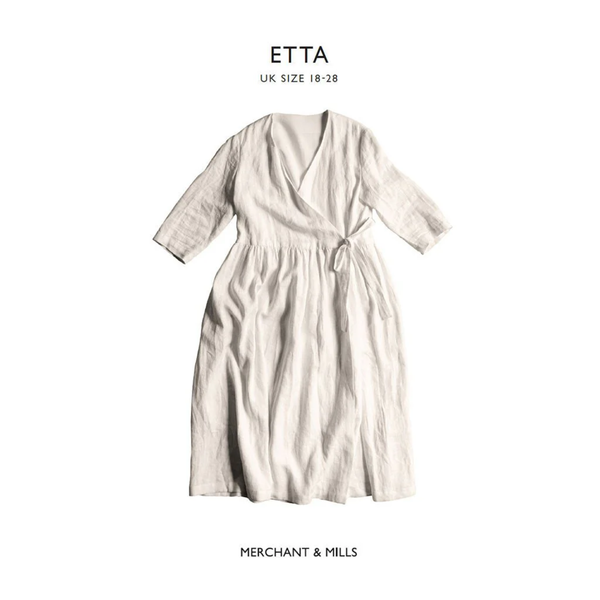 The Etta Wrap Dress Sewing Pattern UK 18-28 - Merchant & Mills