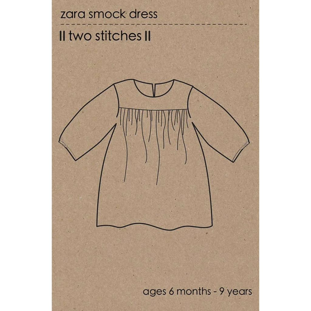 Kids Zara Smock Dress Sewing Pattern