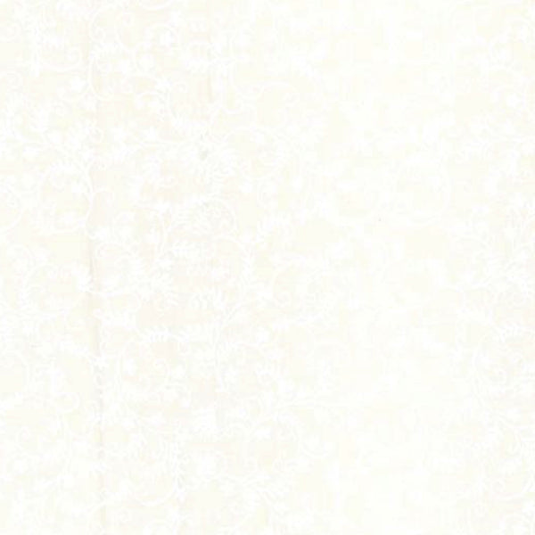 White Vine Cotton Fabric
