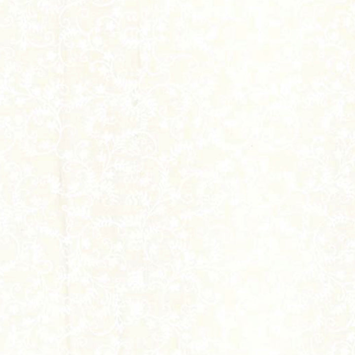 White Vine Cotton Fabric